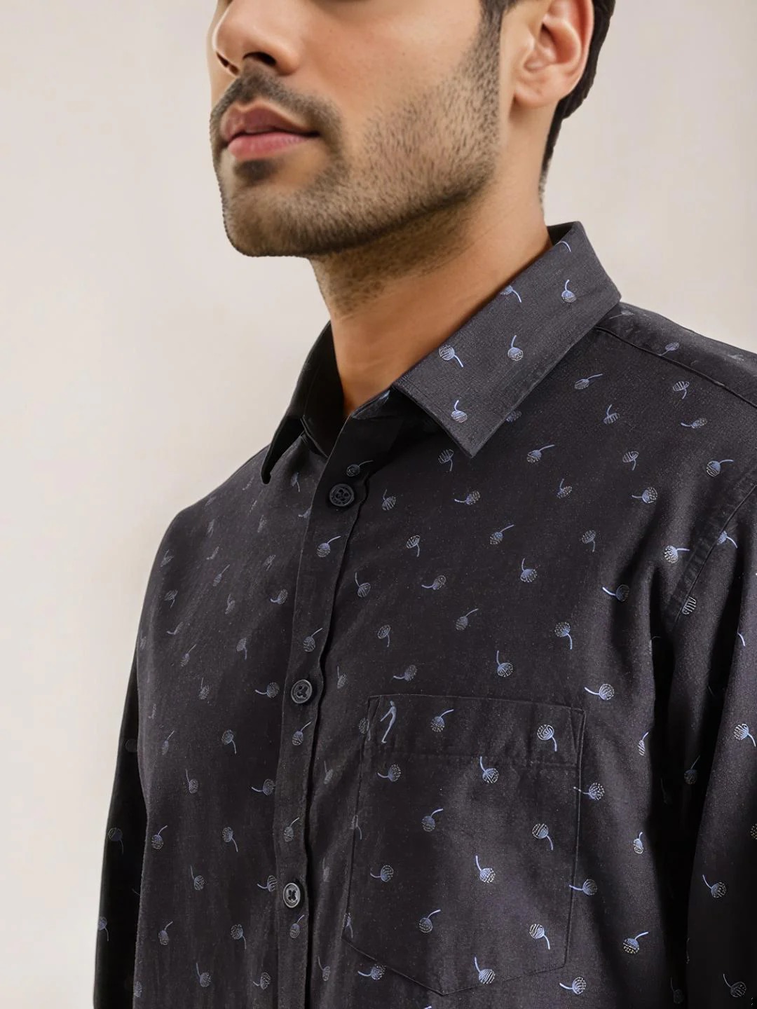 Indian Terrain Men Navy Shirt